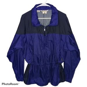 Columbia Purple Vintage Windbreaker Zip Up